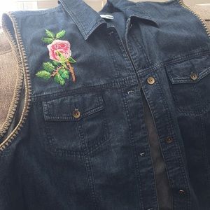 Susan Bristol like new denim vest